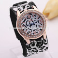 Vogue leopard leather bangle new style watch